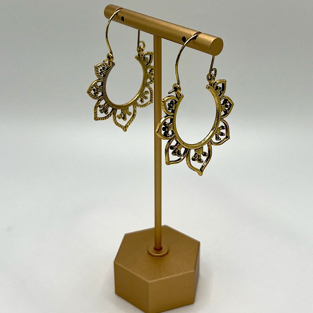 Antique Gold Boho Earrings